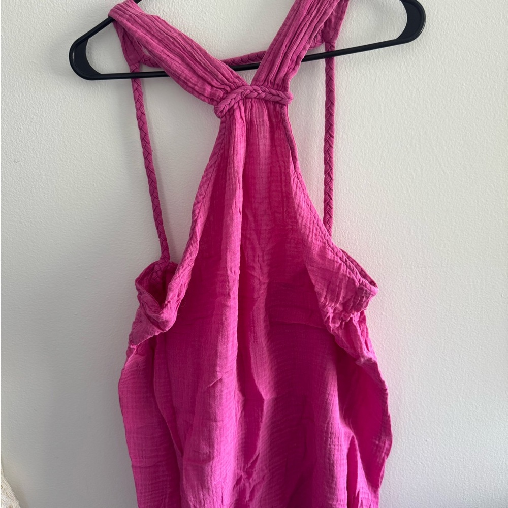 Vibrant Pink Halter Top
